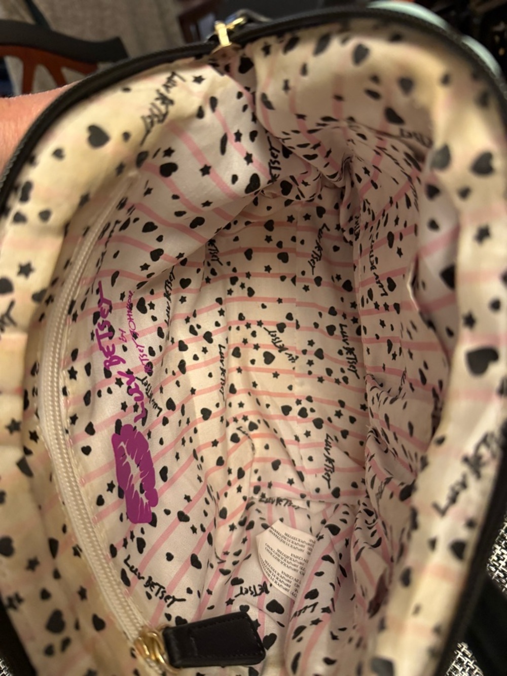 Betsey Johnson LUV Betsy 💕 Quilted Cat Satchel | Crossbody Bag - Picture 10 of 10
